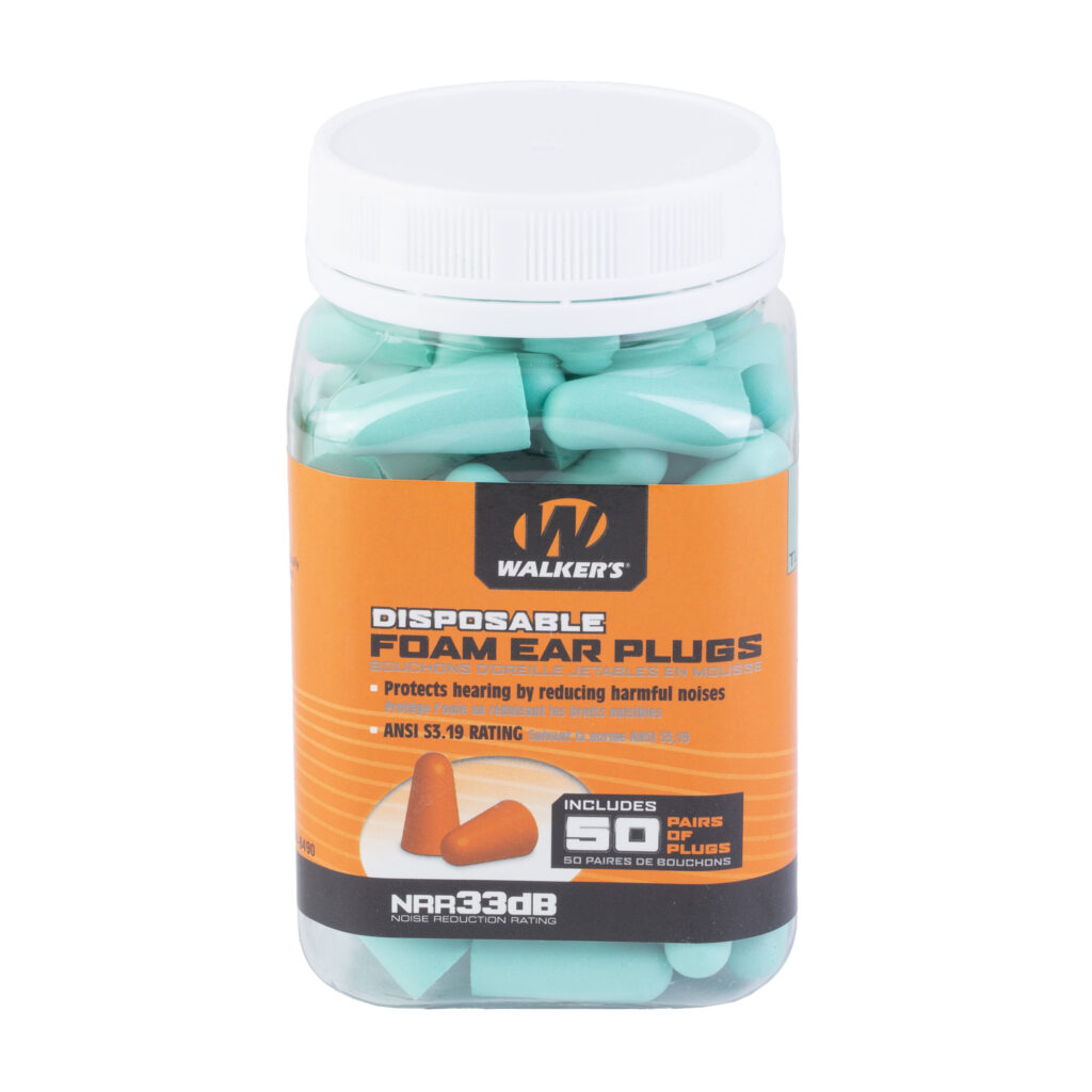 Walkers teal ear plug