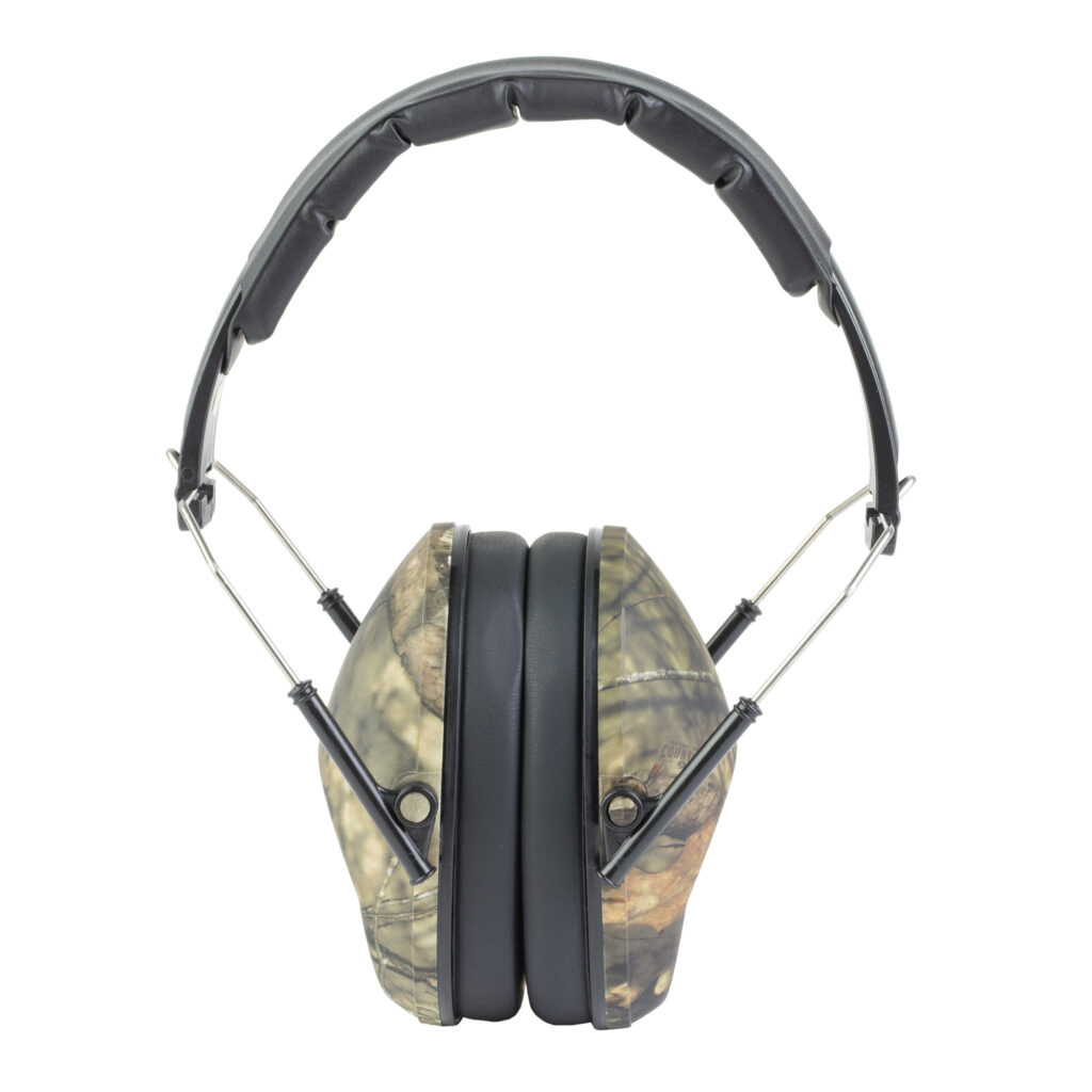 Walkers Low Profile Folding Muff camo earmuff