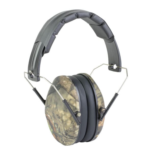 Walkers Low Profile Folding Muff camo earmuff, view 2