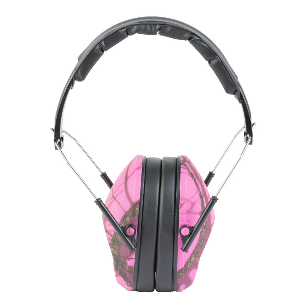 Walkers Low Profile Folding Muff camo earmuff
