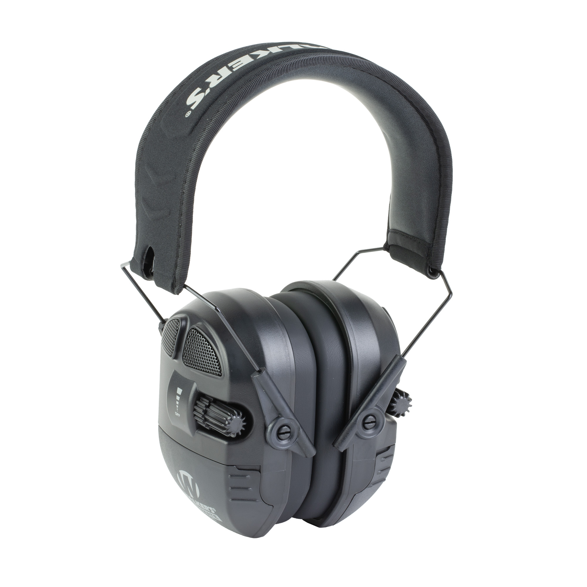 WALKER'S POWER MUFF QUADS BLACK - Centurion Armament Co Walkers Ultimate Power Muff black electronic earmuff, view 2
