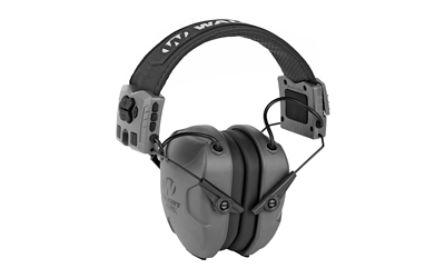 Walkers XCEL gray/black electronic earmuff
