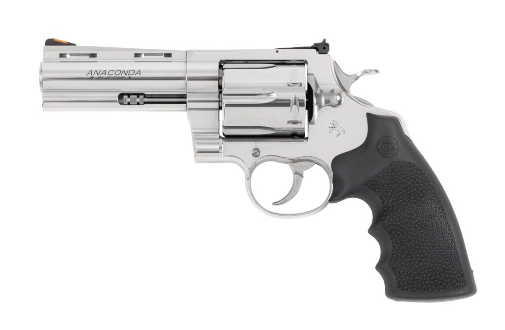 Colt Anaconda .44 Magnum six-round stainless-steel revolver
