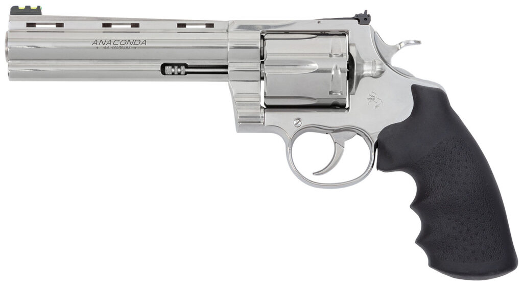 Colt Anaconda Target revolver with 6-inch stainless steel barrel