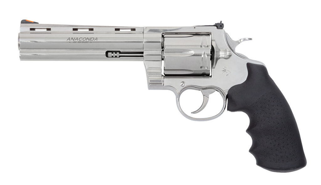 Colt Anaconda .45 Colt stainless revolver with 6-inch barrel