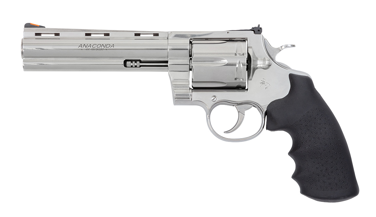 Colt Anaconda .45 Colt 6-Inch Stainless Revolver - Centurion Armament Co Colt Anaconda .45 Colt stainless revolver with 6-inch barrel