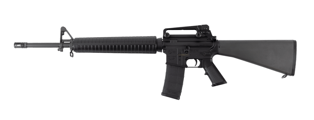 Colt AR15A4 5.56 NATO rifle with 20-inch barrel and matte black finish