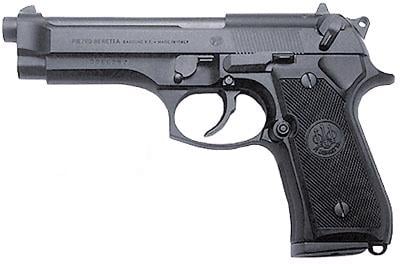 Beretta 9mm 4.9" barrel black semi-auto pistol