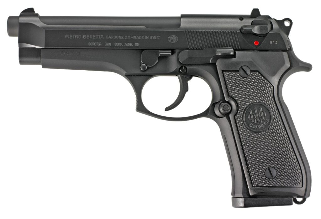 Beretta 9mm 4.9" barrel black semi-auto pistol