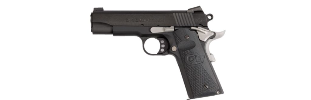 Colt Night Commander .45 ACP pistol with 4.25-inch barrel and black finish