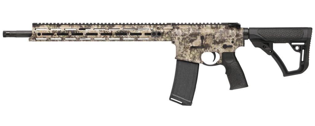 Daniel Defense DDM4 Hunter 18-inch Kryptek Highlander AR rifle