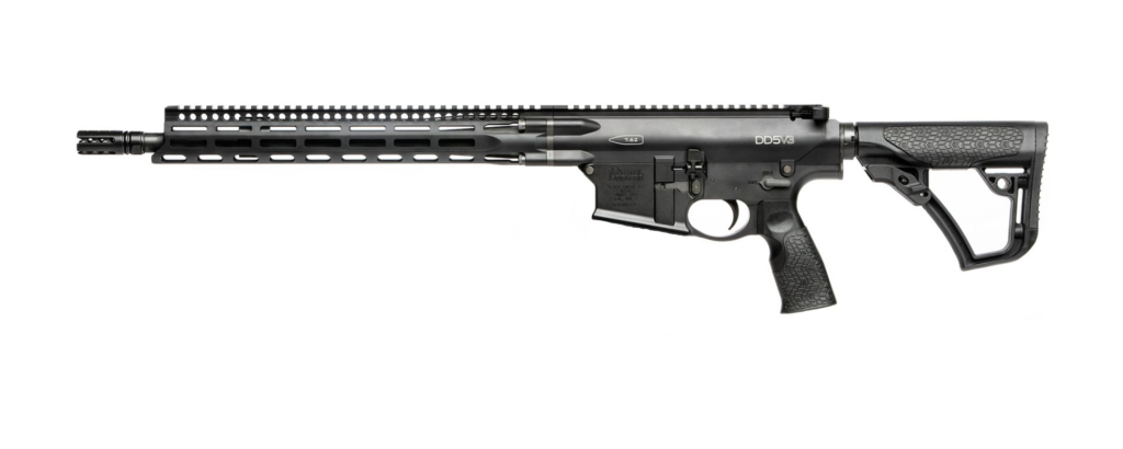 Daniel Defense DD5 V4 7.62 NATO rifle with 18-inch barrel and M-LOK rail