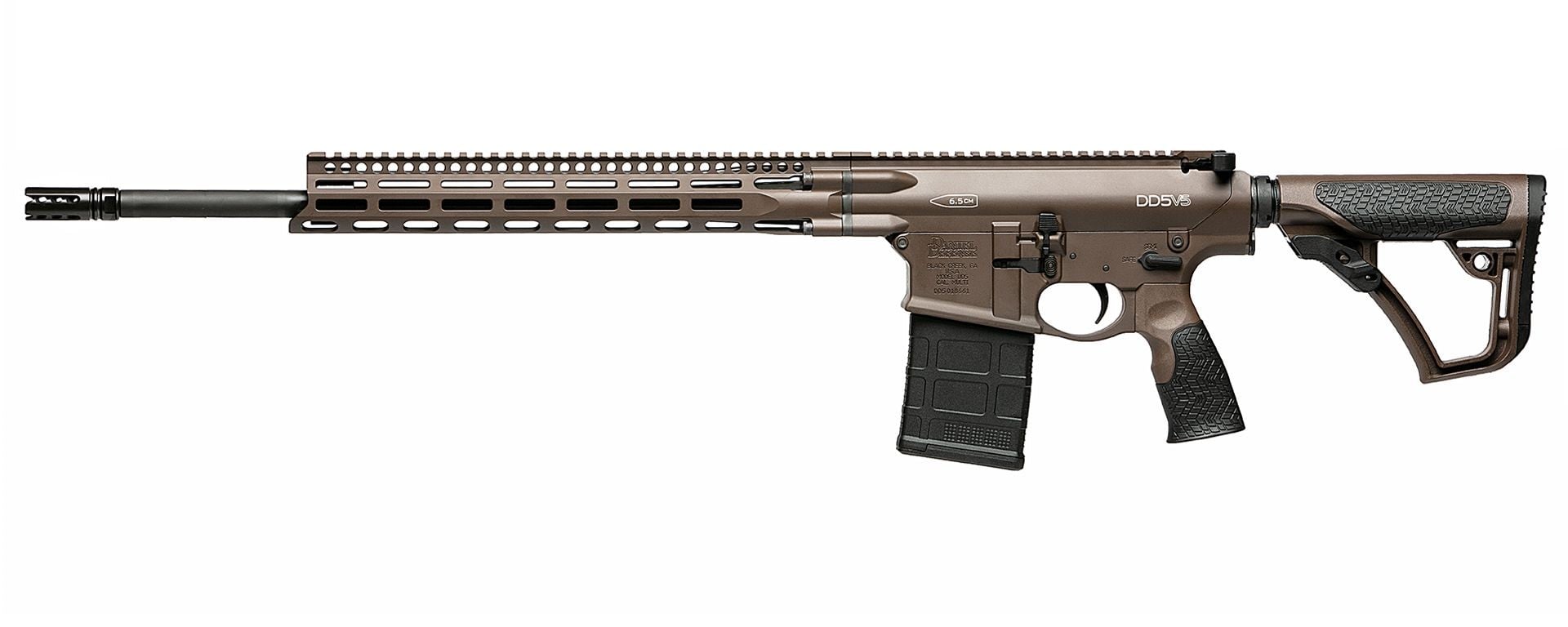 DANIEL DEFENSE DD5 V5 6.5CM MILSPEC+ 20" 20+1 - Centurion Armament Co Daniel Defense 6.5mm Creedmoor 20" barrel rifle
