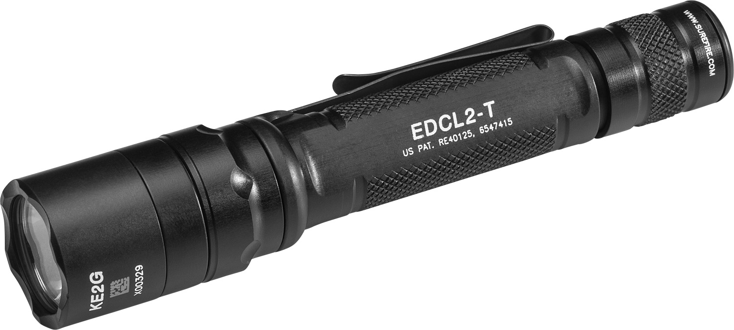 SUREFIRE EDC TACTICAL 5/1200LU BLK DUAL - Centurion Armament Co SUREFIRE EDC TACTICAL 5/1200LU BLK DUAL