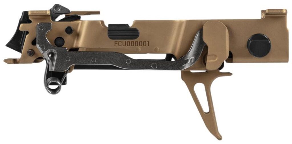 Sig Sauer P320 Custom Works Fire Control Unit with gold nitride finish