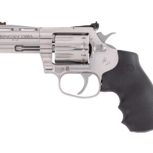 Colt King Cobra Target .22 LR revolver with 3-inch stainless barrel and black rubber grip