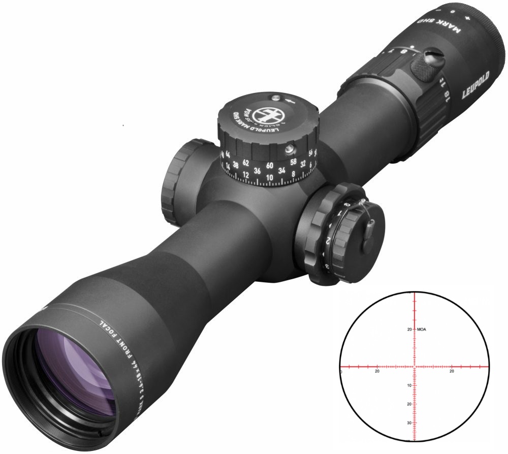 Leupold Mark 5HD 3.6-18X Illuminated PR-1MOA black accessory-scopes