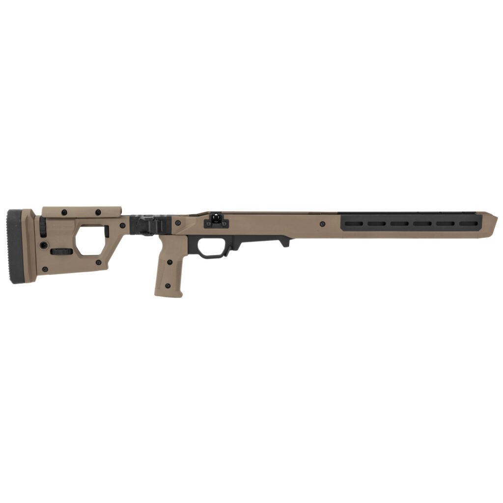Magpul PRO 700L folding chassis for Remington 700 long-action rifles in Flat Dark Earth