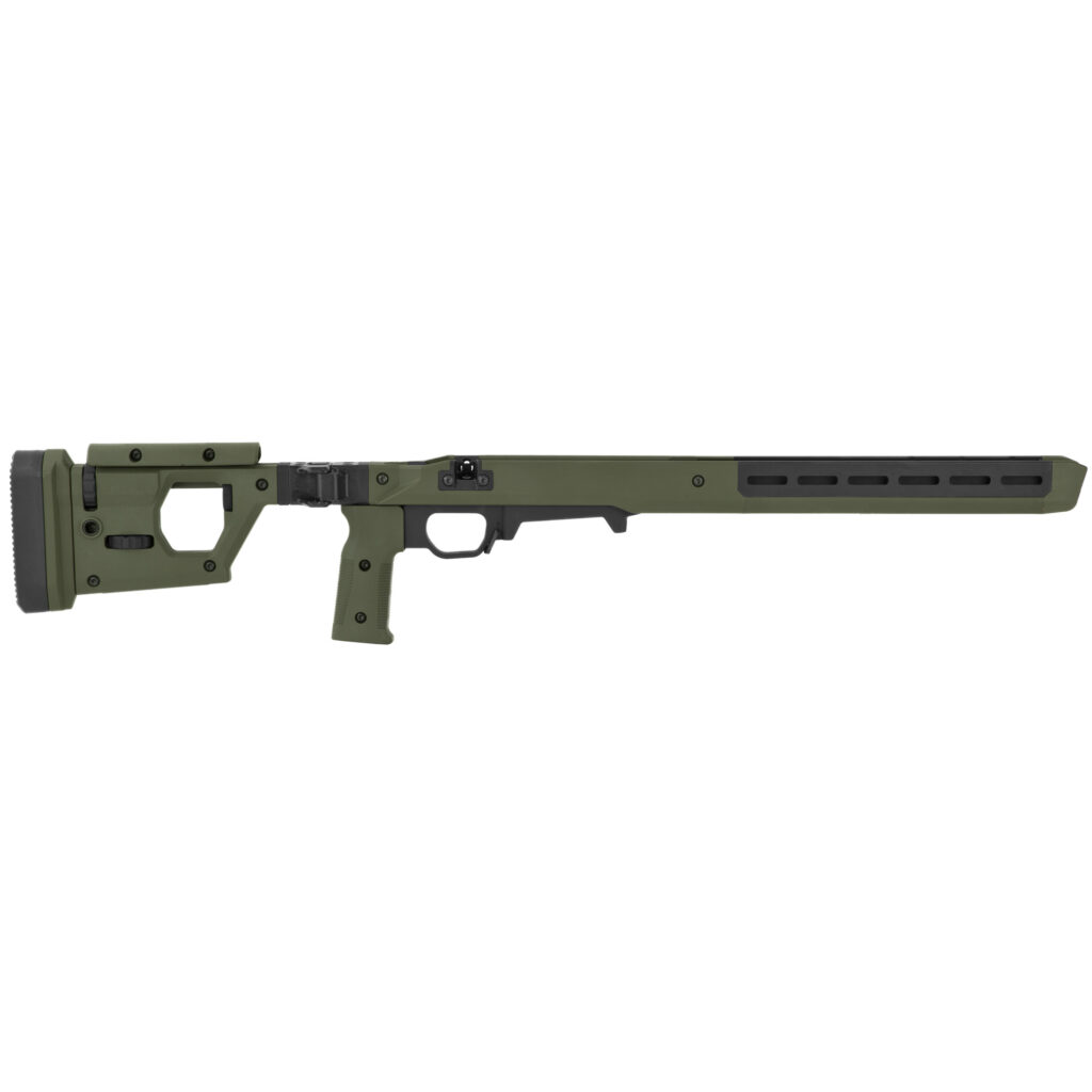Magpul PRO 700L folding chassis for Remington 700 long-action rifles in Olive Drab Green