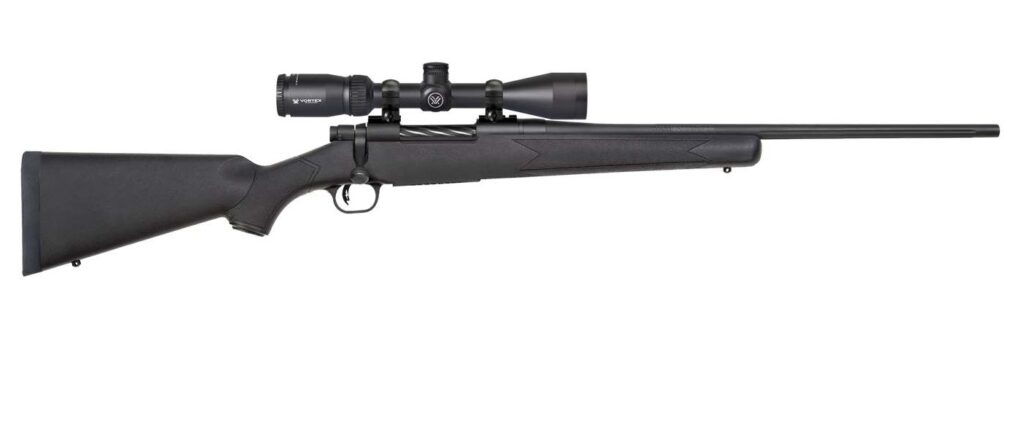 Mossberg Patriot .22-250 bolt-action rifle with Vortex Crossfire II 3-9x40 scope