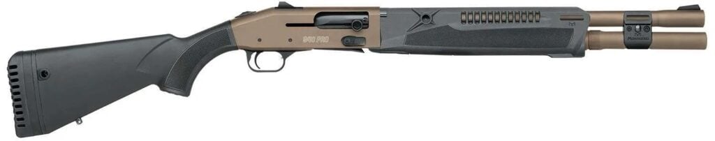 Mossberg 940 Pro Tactical SPX 12 gauge shotgun with 18.5 inch barrel and FDE finish