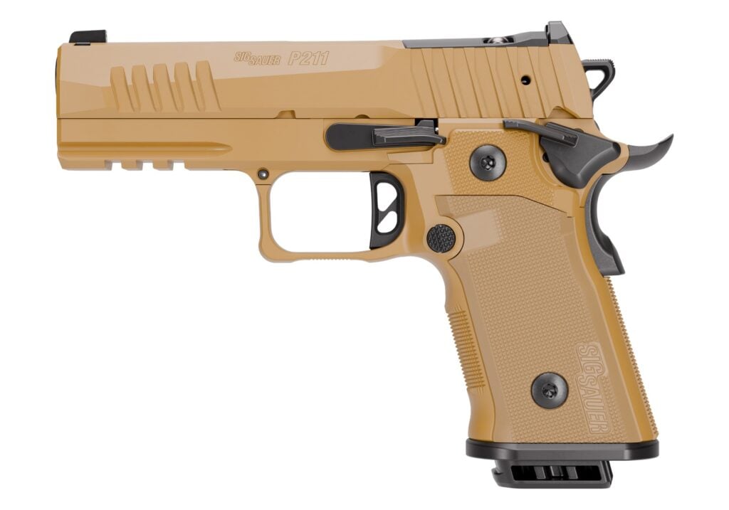 Sig Sauer P211 9mm 4.2" barrel coyote single action only
