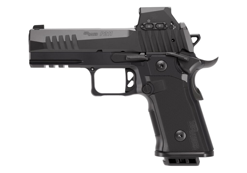 SIG Sauer P211-GT4 9mm handgun with 4.2-inch barrel and Romeo-X optic