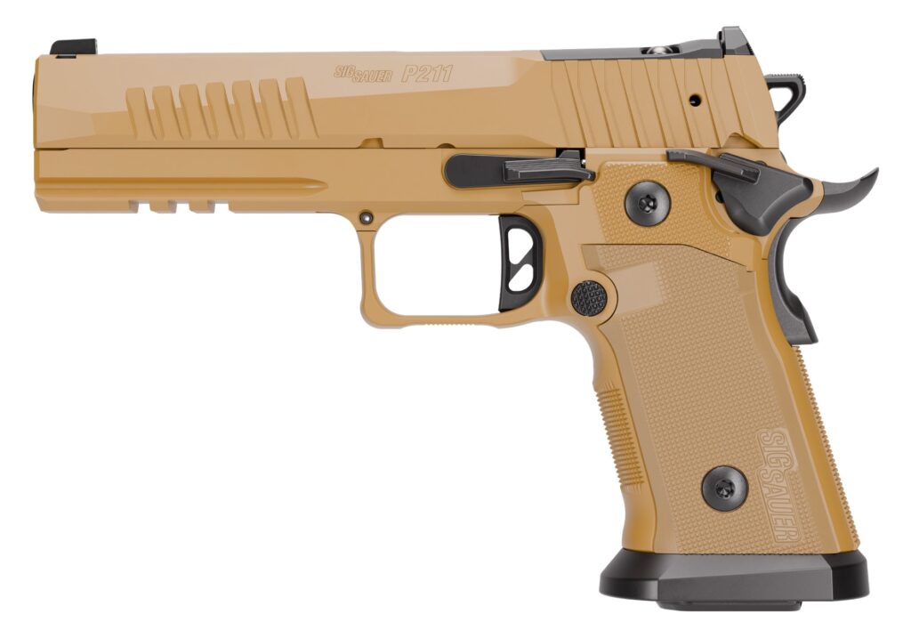 SIG Sauer P211-GT5 9mm full-size handgun with 5-inch barrel and optic-ready slide
