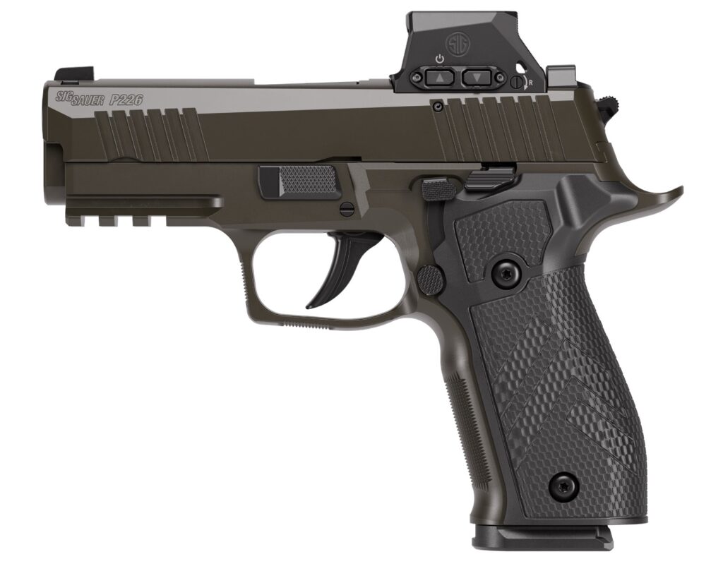 Sig Sauer P226-XCarry Legion 9mm pistol with ROMEOX PRO optic and Legion Gray Cerakote