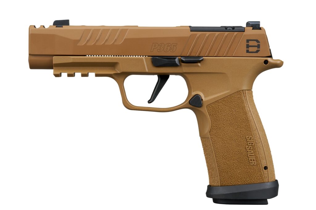 Sig Sauer DH3 9mm handgun with 3.7-inch barrel and Coyote Cerakote