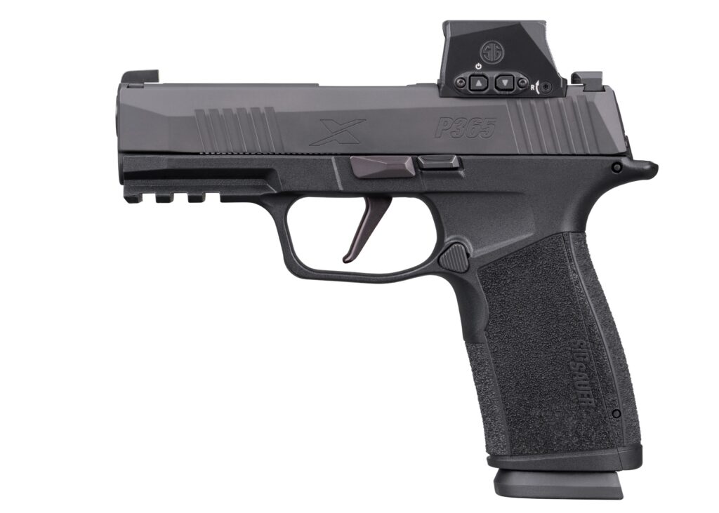 SIG Sauer P365 X-Macro 9mm handgun with ROMEO-X SIG-LOC optic