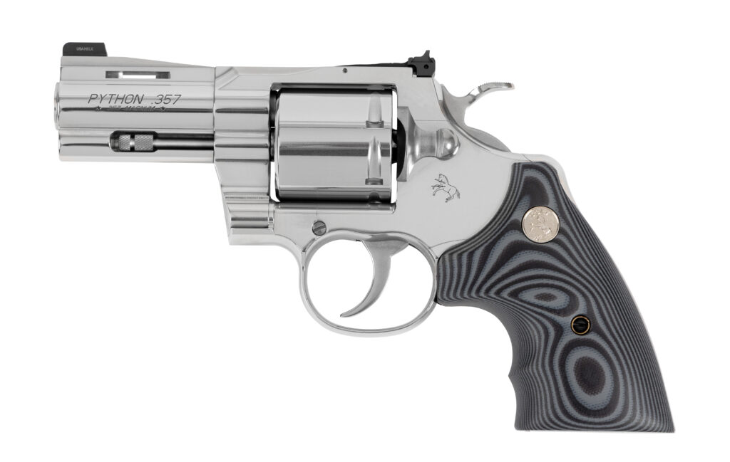Colt Python Combat Elite .357 Magnum stainless revolver with 3-inch barrel