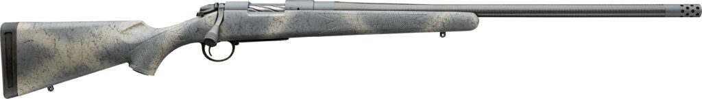 Bergara B-14 Ridge Carbon Wilderness 6.5 Creedmoor rifle with 22-inch carbon fiber-wrapped barrel