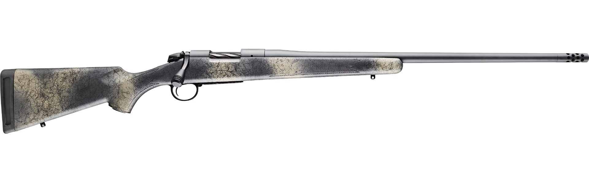 Bergara B-14 Wilderness Ridge .300 PRC Rifle - Centurion Armament Co Bergara B-14 Wilderness Ridge .300 PRC bolt-action rifle with woodland camouflage stock