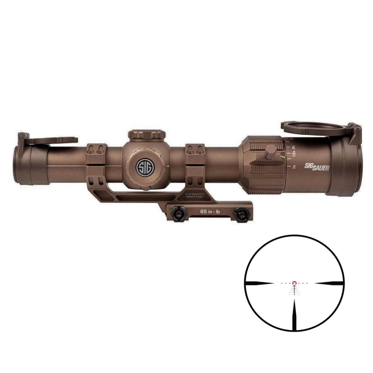 SIG SAUER TANGO MSR 1-10X28 34MM COYOTE - Centurion Armament Co SIG SAUER TANGO MSR 1-10X28 34MM COYOTE