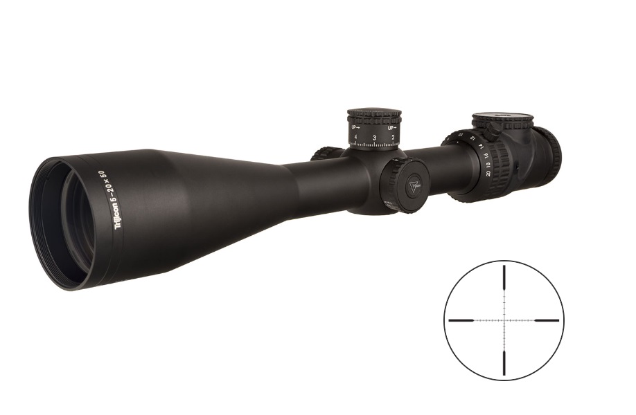 Trijicon 5X - 20X MRAD Ranging Green Dot accessory-scopes