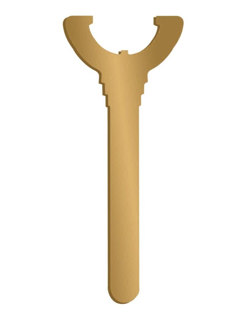 Yankee Hill Machine Spanner Wrench gold accessory-silencer accessories