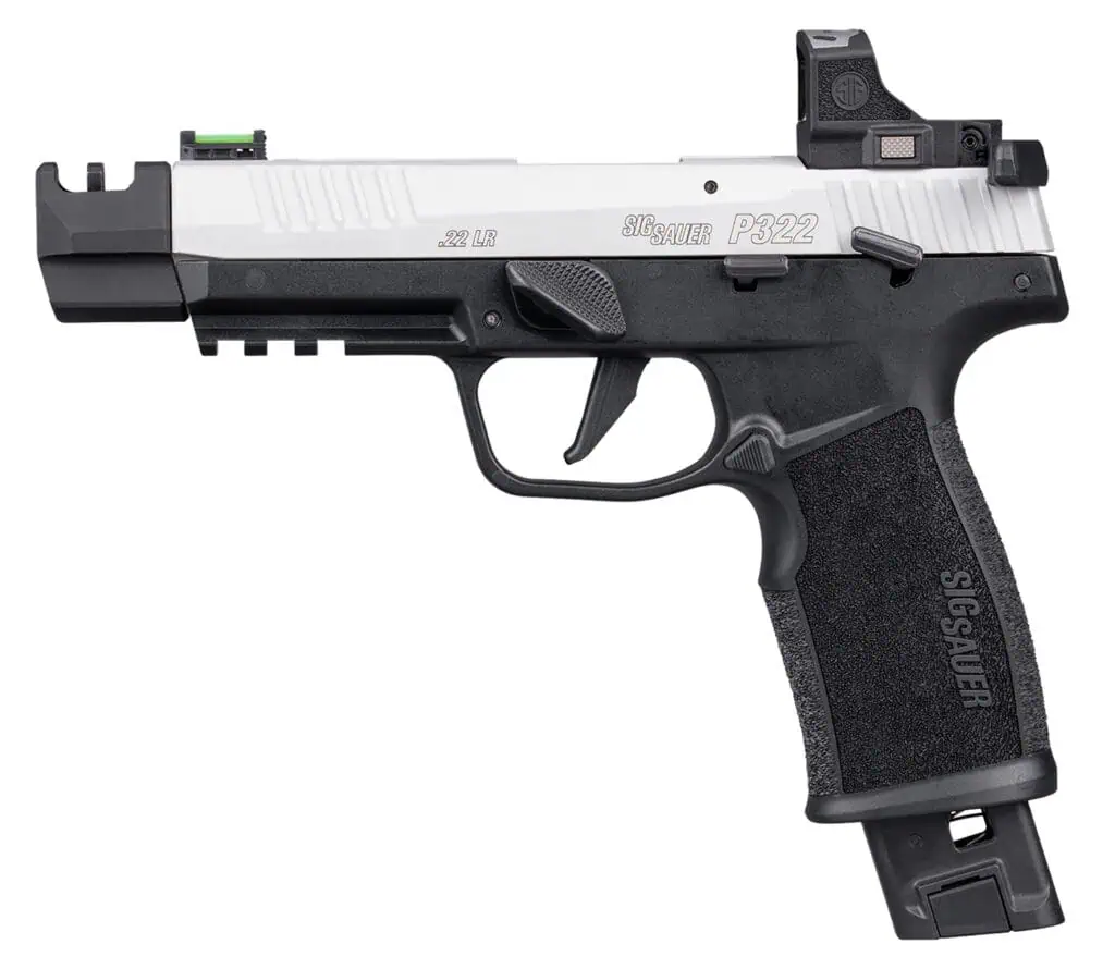 Sig Sauer P322 .22 LR 4" barrel stainless single action only