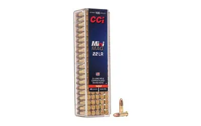 CCI Ammunition Mini Mag .22 LR copper plated round nose