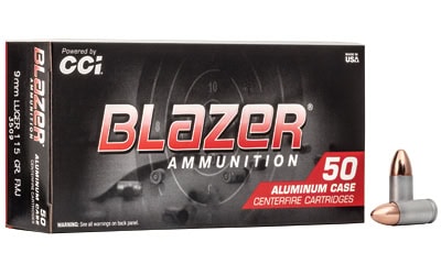 CCI Ammunition Blazer 9mm full metal jacket