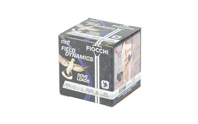 FIOCCHI D&Q 410 BORE 2.5" #8 25/250 - Centurion Armament Co Fiocchi Dove & Quail .410 Bore lead, view 3