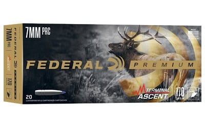 Federal Ammunition Premium Classic 7MM PRC terminal ascent