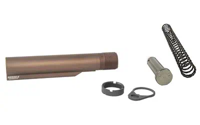 Geissele Automatics desert dirt color buffer tube complete assembly
