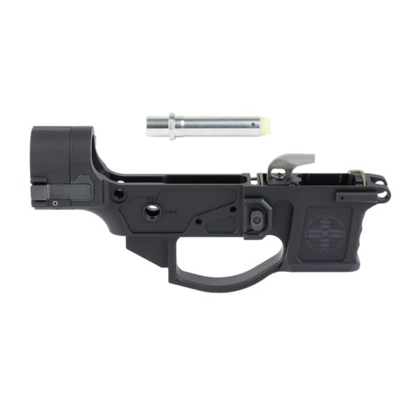 SHIELD SA-9 STRIPPED LOWER FLD BLK - Centurion Armament Co Shield Arms SA-9 9mm black stripped lower receiver, view 2