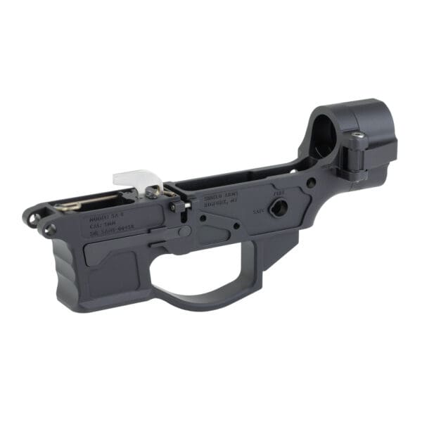 SHIELD SA-9 STRIPPED LOWER FLD BLK - Centurion Armament Co Shield Arms SA-9 9mm black stripped lower receiver, view 3