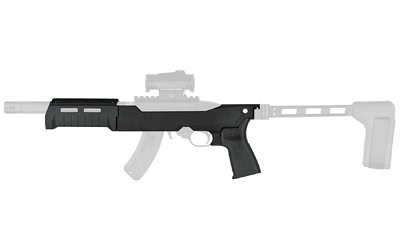 SB TACT TKDWN CHASSIS FOR 10/22 BLK - Centurion Armament Co SB Tactical 10/22 black chassis, view 2