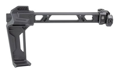 STRIKE FSA SINGLE FOLDING BRACE BLK - Centurion Armament Co Strike Industries FSA Stabilizer black stabilizing brace, view 2