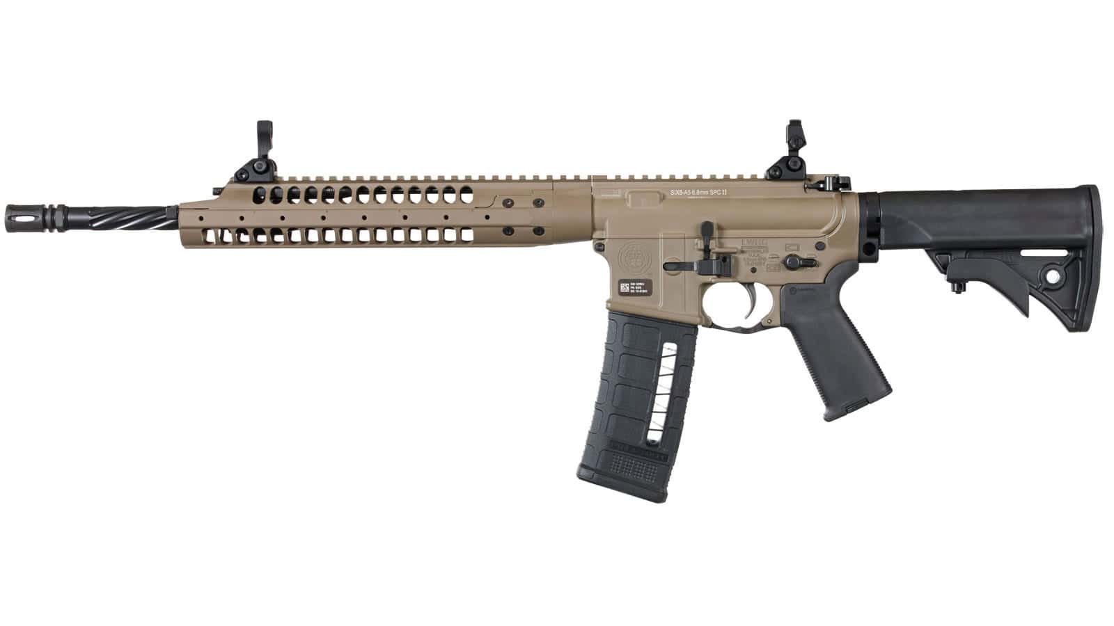 LWRC SIX8 A5 6.8SPC 16" FDE 30+1 - Centurion Armament Co LWRC 6.8mm Rem SPC II 16.1" barrel flat dark earth rifle