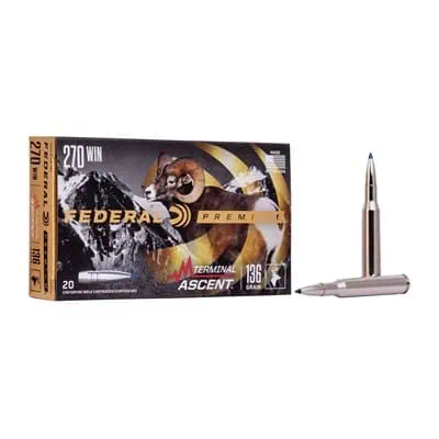 Federal Ammunition .270 Winchester terminal ascent