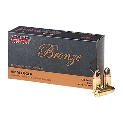 PMC Bronze 9mm full metal jacket